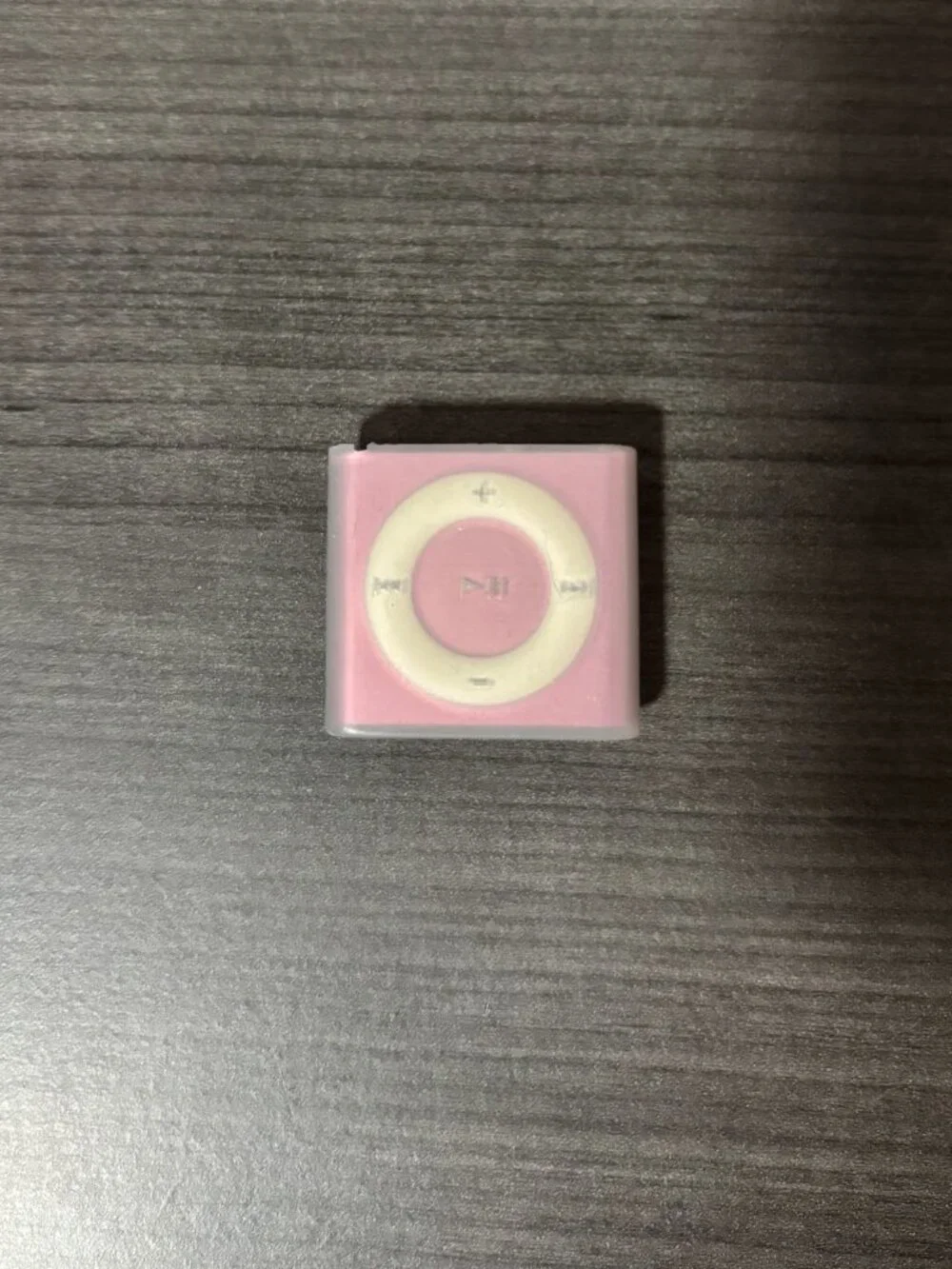 Pink iPod Shuffle w/ Charging Cable & Case